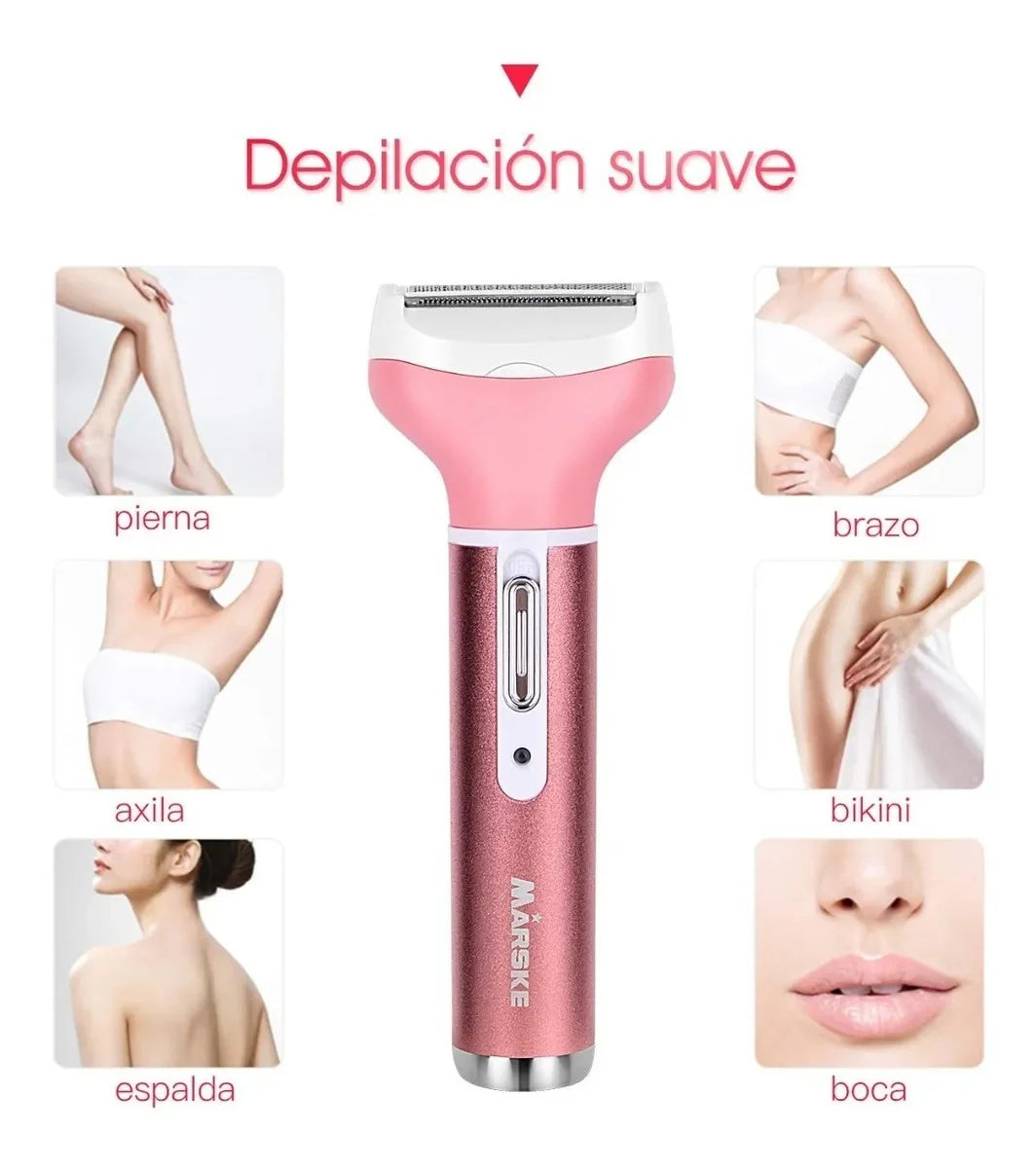 Depiladora Recargable 4 En 1